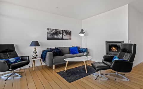 Svane - 70M from the Sea: Mueble, Piso, Diseño De Interiores, Suelo, Sofá, Sala, Madera, Suelos De Madera, Silla, Casa