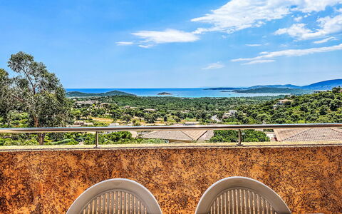 Sainte Lucie Porto Vecchio 650: Balcón, Manchas De Madera, Planta De Casa, Mueble Para Exteriores, Maceta