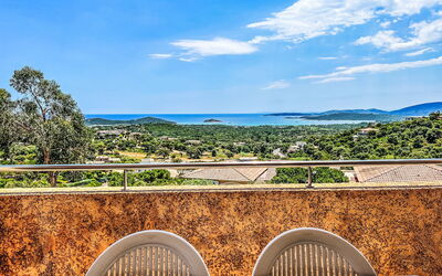 Sainte Lucie Porto Vecchio 650: Balcón, Manchas De Madera, Planta De Casa, Mueble Para Exteriores, Maceta