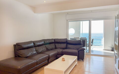 Clara: Mueble, Suelo, Piso, Sofá, Diseño De Interiores, Sala, Departamento, Habitación, Mar