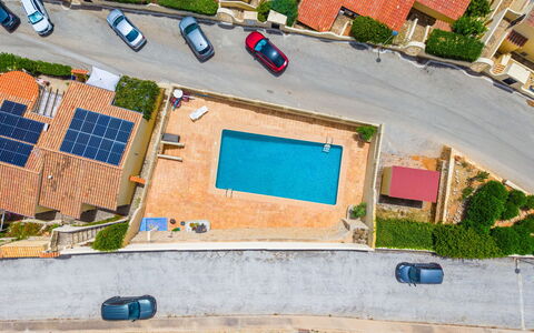 Pueblo de la Luz: Piscina, Barrio Residencial, Recurso, Inmuebles, Hotel, Villa, Eco Hotel, Ciudad De Vacaciones, Fotografía Aérea, Vista Panorámica
