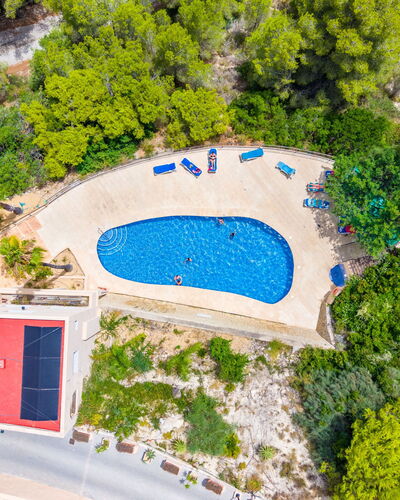 Sol Moraira: Piscina, Fotografía Aérea, Ciudad De Vacaciones