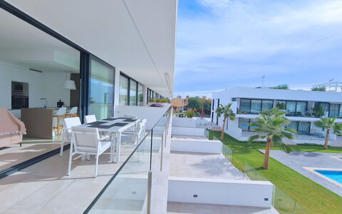 Kristal: Departamento, Condominio, Balcón