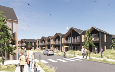 Thormund - 400M from the Sea: Barrio, Barrio Residencial, Suburbio