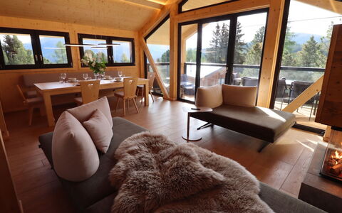 02 Nth050 18A Sup Chalet mit Sauna und Hot Tub 2 e: Madera, Cabaña, Madera Dura, Cuarto De Troncos, Silla, Manchas De Madera, Material Natural, Diseño, Maderas, Sala