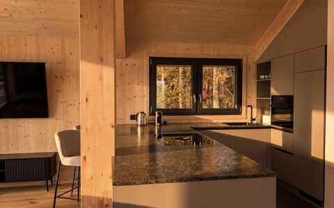 02 Nth055 18F Sup Chalet mit Sauna und Hot Tub 2 e: Madera, Piso, Diseño De Interiores, Techo, Suelo, Habitación, Cocina, Lámpara, Madera Dura, Suelos De Madera