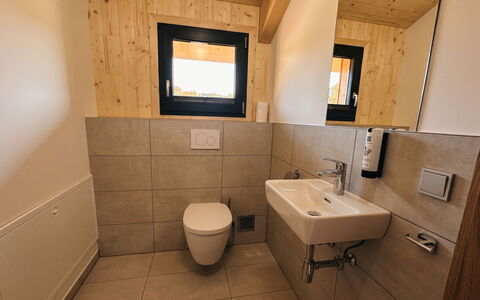 02 Nth055 18F Sup Chalet mit Sauna und Hot Tub 2 e: Madera, Piso, Suelo, Arreglo De Tubería, Baño, Plomería, Lavabo, Lavabo Del Baño, Baño, Manchas De Madera