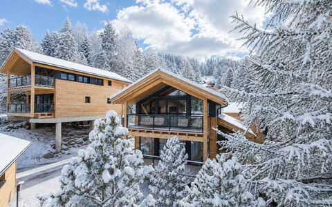 02 Nth052 18C Sup Chalet mit Sauna und Hot Tub 2 e: Edificio, Casa, Ventana, Casa, Techo, Barrio Residencial, Arbusto, Cabaña, El Terreno Del Lote