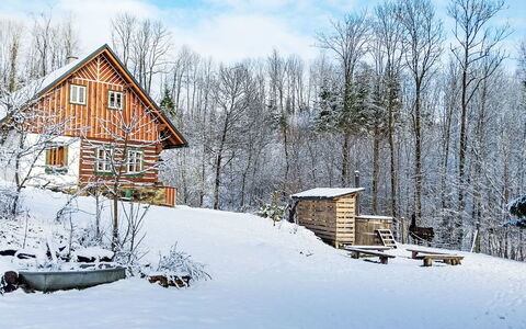 U Kazíků: Nieve, Invierno, Edificio, Árbol, Casa, Madera, Rama, Casa, Cabaña, Techo