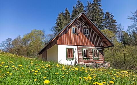 U Kazíků: Árbol, Hierba, Edificio, Casa, Casa, Cabaña, Techo, Área Rural, El Terreno Del Lote