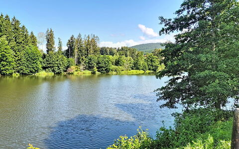 Klaffer am Hochficht 1: Los Recursos Hídricos, Agua, Cuerpo De Agua, Árbol, Verde, Naturaleza, Entorno Natural, Paisaje Natural, Corriente De Agua, Banco