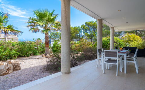 Villa Brisa: Azul, Balcón, Pretil, Departamento, Cerca, Mar, Recurso, Condominio, Piscina, Hotel