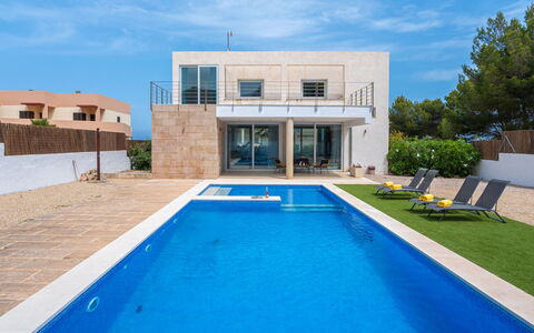 Villa Brisa: Azul, Balcón, Pretil, Departamento, Cerca, Mar, Recurso, Condominio, Piscina, Hotel