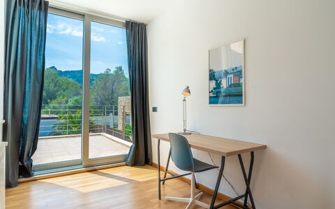 Villa Brisa: Azul, Balcón, Pretil, Departamento, Cerca, Mar, Recurso, Condominio, Piscina, Hotel