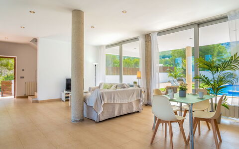 Villa Brisa: Azul, Balcón, Pretil, Departamento, Cerca, Mar, Recurso, Condominio, Piscina, Hotel