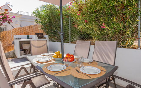 Alondras: Azul, Balcón, Pretil, Departamento, Cerca, Mar, Recurso, Condominio, Piscina, Hotel