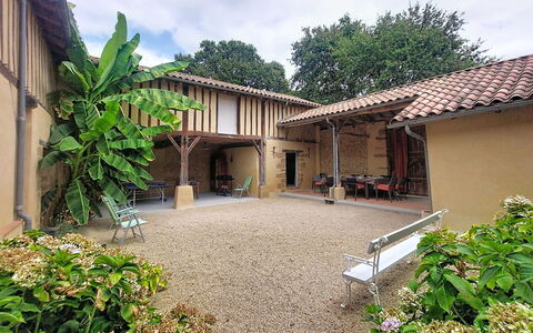 La Ferme de Bordenave: Azul, Balcón, Pretil, Departamento, Cerca, Mar, Recurso, Condominio, Piscina, Hotel