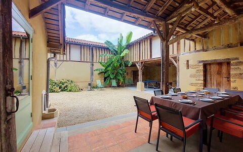 La Ferme de Bordenave: Azul, Balcón, Pretil, Departamento, Cerca, Mar, Recurso, Condominio, Piscina, Hotel