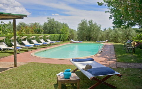 Villa Gioli: Piscina, Mueble Para Exteriores, Mueble, Recurso, Inmuebles, Sombra, Jardín, Sunlounger, Paisajismo, Hacienda
