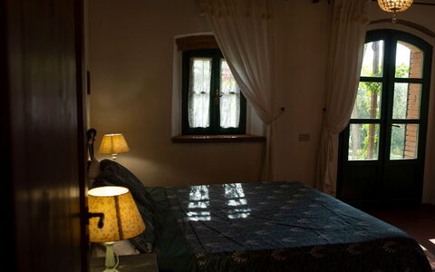 Podere Dolce Sonno e Sonnellino: Pared, Mueble, Diseño De Interiores, Cama, Habitación, Madera, Suelo, Techo, Piso, Encendiendo