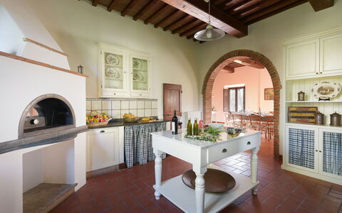 Villa Ginestraio 14: Mueble, Diseño De Interiores, Pared, Piso, Cocina, Suelo, Techo, Encendiendo, Mesa, Casa