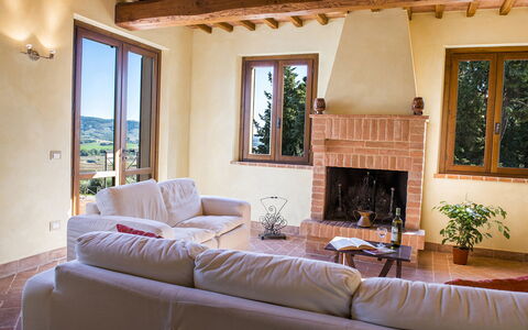La Torre dei Fagiani 8+2: Mueble, Diseño De Interiores, Pared, Madera, Piso, Habitación, Suelo, Casa, Sala, Sofá
