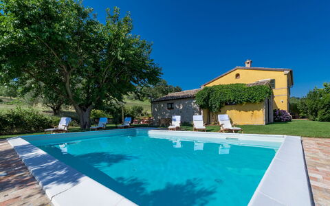 Casale Verdicchio 10+2: Azul, Piscina, Inmuebles, Casa De Campo, Hacienda, Jardín, Patio Interior, Paisajismo, Villa, Yarda