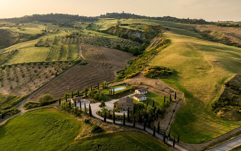 Podere Collelungo 14: Paisaje Natural, Paisaje, Pradera, Llanura, El Terreno Del Lote, Área Rural, Campo, Plantación, Pasto, Prado
