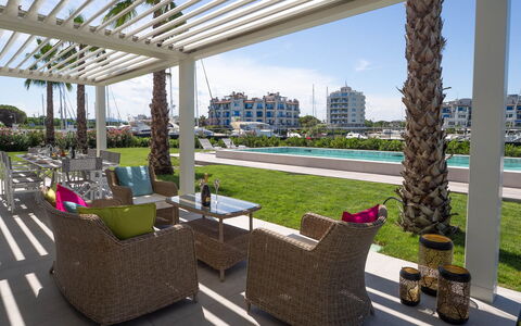Portoverde Beach Villa 12: Recurso, Mueble Para Exteriores, Departamento, Jardín, Sombra, Mesa Al Aire Libre, Paisajismo, Eco Hotel, Condominio, Ocio