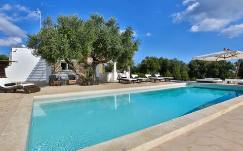 Villa Pajare Francesi 8+2: Azul, Piscina, Sombra, Inmuebles, Recurso, Mueble Para Exteriores, Villa, Hacienda, Hotel