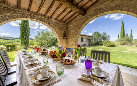 Casale dei 12: Comida, Casa De Campo, Villa, Hacienda