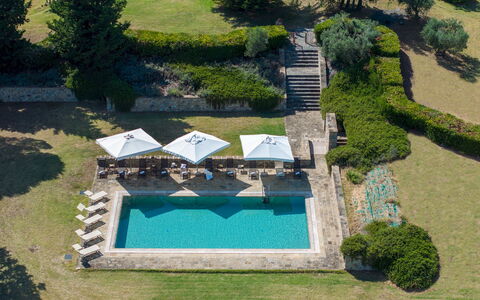 Villa Panorama 14: Piscina, Jardín, Recurso, Inmuebles, Paisajismo, Eco Hotel, Hacienda, Fuente De Agua, Césped, Villa