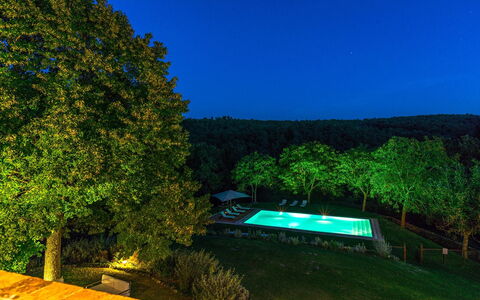 Monticchia 10: Naturaleza, Piscina, Paisaje, Jardín, Noche, Eco Hotel, Recurso, Paisajismo, Noche, La Iluminación Del Paisaje