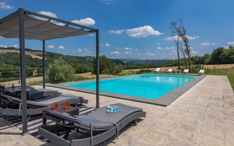 Villa le Fontane 12: Piscina, Mueble Para Exteriores, Mueble, Recurso, Sunlounger, Silla, Sombra, Eco Hotel, Ocio, Patio