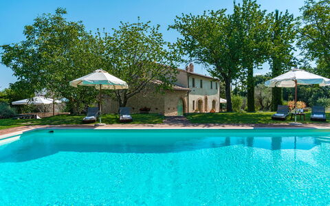 San Francesco 12: Azul, Piscina, Inmuebles, Hacienda, Casa De Campo, Villa, Paisajismo, Yarda, Recurso, Eco Hotel