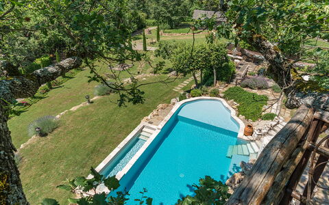 Borgo Paradiso 4+2: Piscina, Jardín, Ocio, Sombra, Inmuebles, Recurso, Paisajismo, Patio Interior, Fuente De Agua, Losa