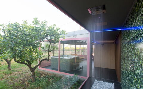 Il Giardino dei Limoni 8: Arquitectura, Jardín, Sombra, Paisajismo, Material Natural, Patio Interior, Diseño, Yarda, La Luz Del Día, Eco Hotel