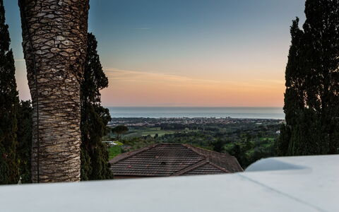 Villa Sole al Molino a Vento 8: Cielo, Horizonte, Mañana, Luz De Sol, Noche, Oscuridad, Puesta De Sol