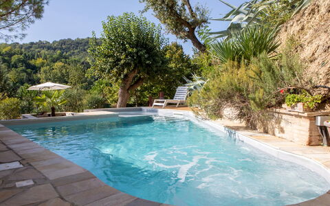 Villa Agave 8: Piscina, Agua, Mueble Para Exteriores, Recurso, Ocio, Material Compuesto, Fuente De Agua, Eco Hotel, Sombra, Maceta