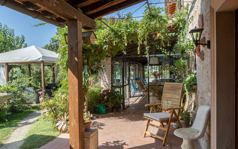 Villa Agave 8: Mueble, Maceta, Silla, Mesa, Mueble Para Exteriores, Planta De Casa, Jardín, Puerta, Patio