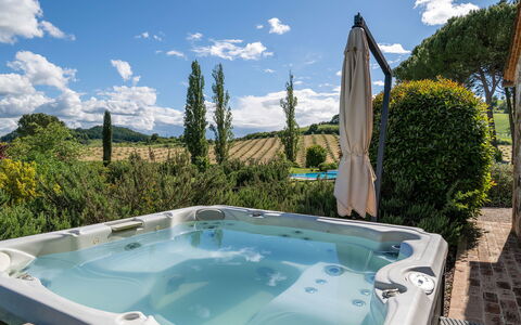 Podere Bellaria 18+2: Piscina, Recurso, Arreglo De Tubería, Jardín, Eco Hotel, Mueble Para Exteriores, Jacuzzi, Silla, Bañera