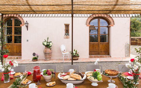 Dimora San Germano 14: Mueble, Mesa, Maceta, Silla, Planta De Casa, Restaurante, Cocina Y Comedor Mesa, Comida, Hacienda, Manteles