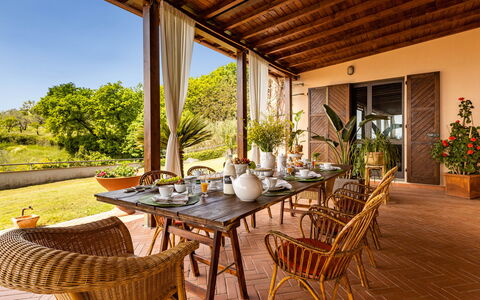 Villa Desiderio 9: Mueble, Madera, Silla, Mesa, Cocina Y Comedor Mesa, Diseño De Interiores, Recurso, Comedor, Maceta, Planta De Casa