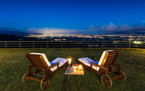 Villa Desiderio 9: Horizonte, Paisaje, Noche, Oscuridad, Noche, Mueble Para Exteriores, Recurso, Eco Hotel, La Iluminación Del Paisaje, Paisajismo