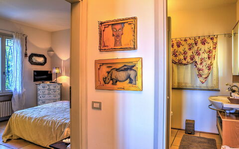 Villa le Cave 12: Pared, Diseño De Interiores, Mueble, Habitación, Madera, Cama, Suelo, Piso, Habitación, Encendiendo