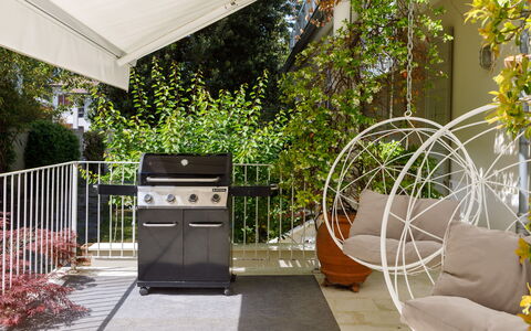 Villa Guidi 10: Mueble, Mueble Para Exteriores, Jardín, Silla, Sombra, Patio Interior, Patio, Mesa Al Aire Libre, Maceta, Paisajismo