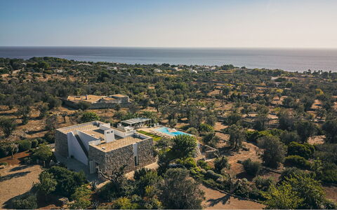Villa la Pupazza 8: Barrio Residencial, Paisaje, Piscina, Inmuebles, Recurso, Fotografía Aérea, Vista Panorámica, Paisajismo, Villa, Mansión