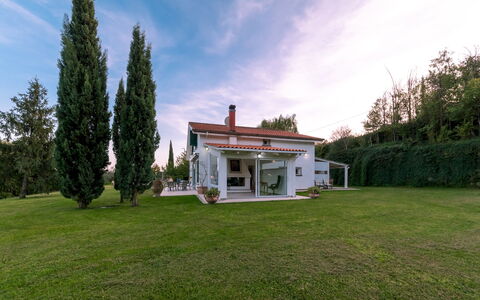 Villa Bubi 8+1: Casa, Casa, Arbusto, Cabaña, Inmuebles, Césped, Jardín, Casa De Campo, Paisajismo, Yarda