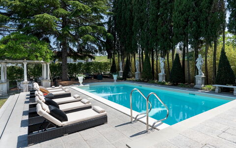 Villa Irma 10: Piscina, Mueble Para Exteriores, Recurso, Ocio, Material Compuesto, Sombra, Eco Hotel, Fuente De Agua, Jardín, Paisajismo