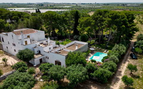Masseria Tarsia Incuria 8+4: Piscina, Asentamientos Humanos, Inmuebles, Hacienda, Recurso, Villa, Casa De Campo, Eco Hotel, Paisajismo, Patio Interior